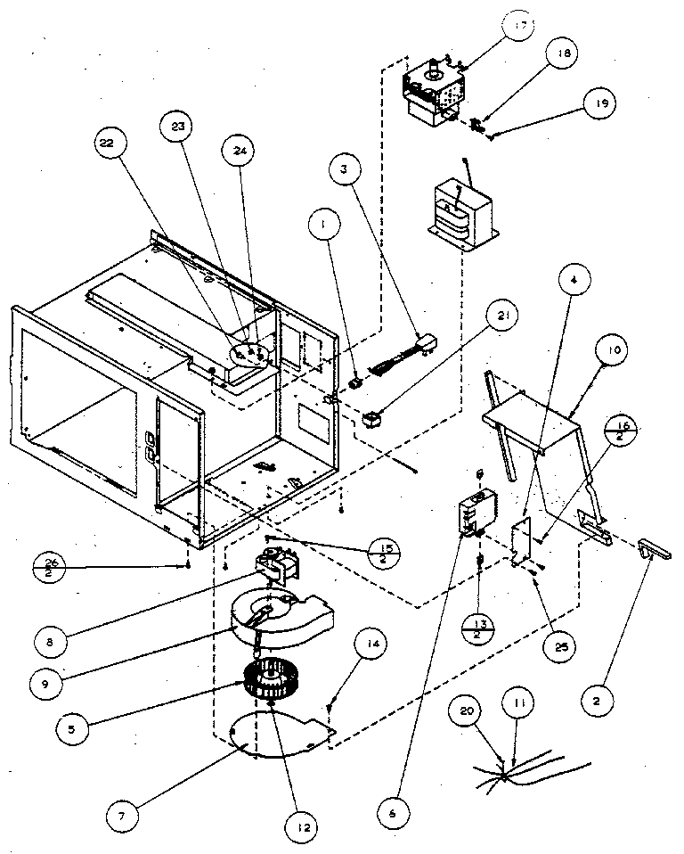 Magnetron and air flow