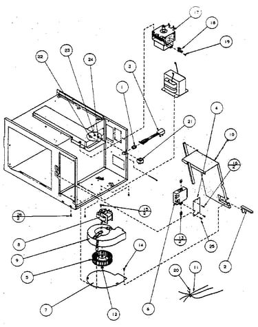 Magnetron and air flow