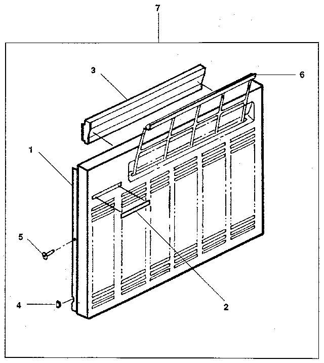 Cabinet and front panel