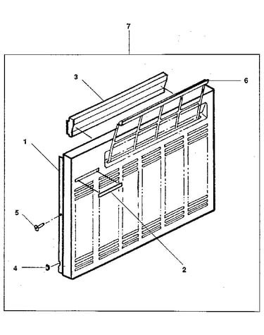Cabinet and front panel