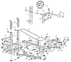 Weider B-241 unit parts diagram