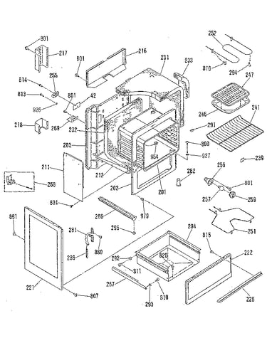 Oven body section