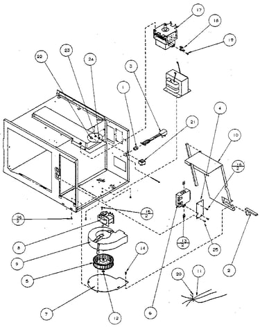 Magnetron and air flow