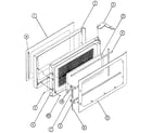 Amana M84T door diagram