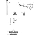 Hoover S3627 cleaning tools diagram