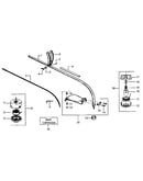 Drive shaft and cutting head assembly