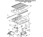 Kenmore 1069710380 compartment separator diagram