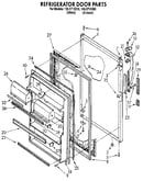 Refrigerator door