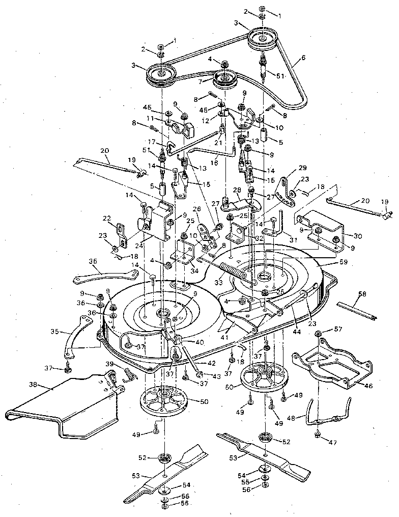 MOWER HOUSING