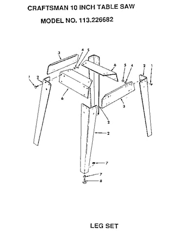 Leg set