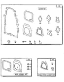 Gasket/breather gasket set and valve overhaul kit