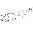 Craftsman 113298842 figure 3 - rip fence assembly diagram