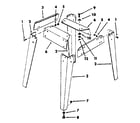 Craftsman 113298842 figure 7 - legs diagram