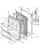 Refrigerator door