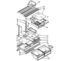 Kenmore 1069710610 shelf diagram