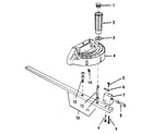 Craftsman 113298721 figure 6 - miter gauge assembly diagram