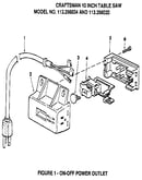 Figure 1 - on-off power outlet