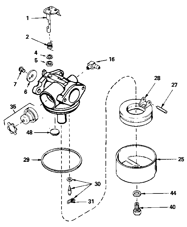 Carburetor no. 632577
