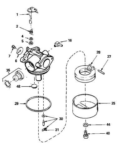 Carburetor no. 632577
