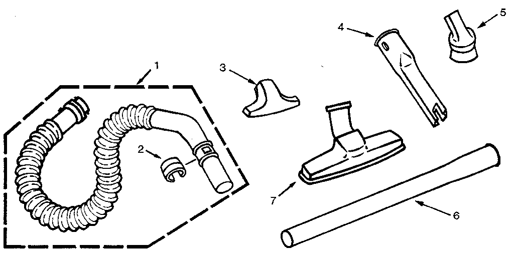 Hose and attachment