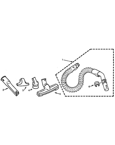 Hose and attachment