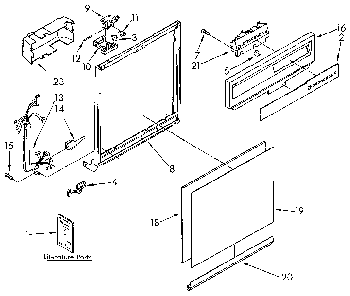 Frame and console