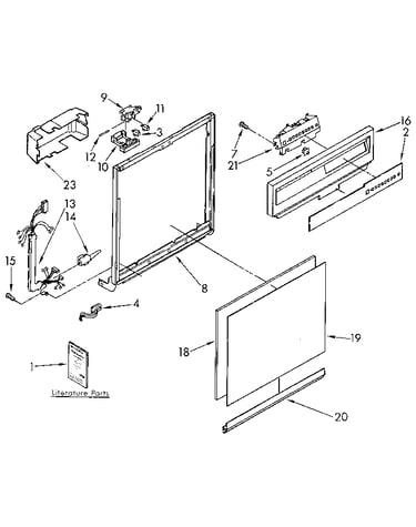 Frame and console