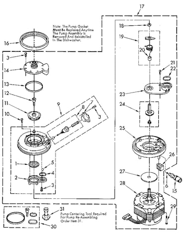 Pump and motor