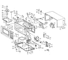 Kenmore 8158911390 oven assembly diagram