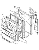 Refrigerator door