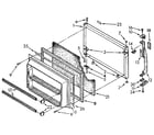 Kenmore 1069718510 freezer door diagram