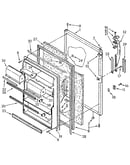 Refrigerator door