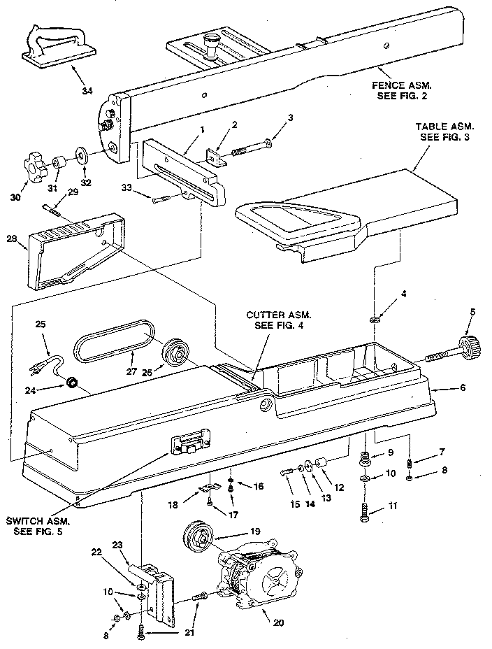 FIGURE 1 - JOINTER ASSEMBLY
