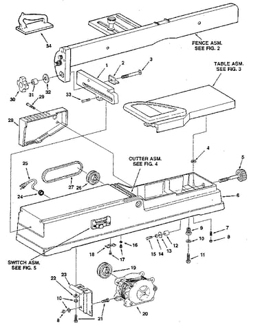 Figure 1 - jointer assembly