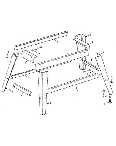 Figure 6 - leg set assembly