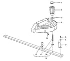Craftsman 113226670 figure 4 - miter gauge assembly diagram