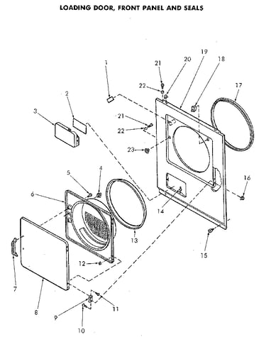 Loading door and seals