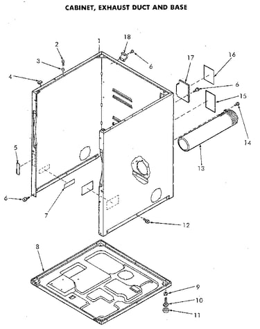 Cabinet and base