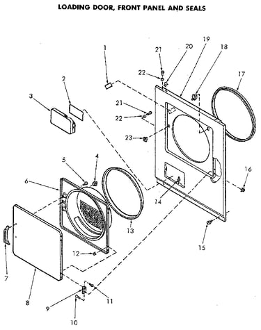 Loading door and seals