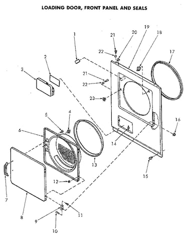Loading door and seals