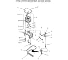 Speed Queen NA8831W33931 motor and idler asem diagram