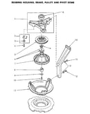 Bearing housing and brake