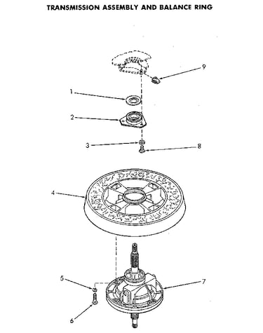 Gearcase and balance ring