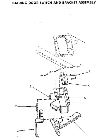 Door switch and bracket