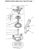 Bearing housing and brake