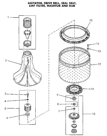 Basket and agitator