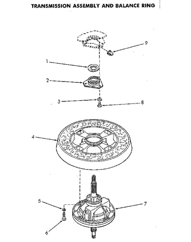 Gearcase and balance ring