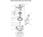 Speed Queen NA6821L33838 bearing housing and brake diagram