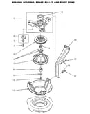 Bearing housing and brake