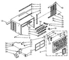 Sears 1068760693 cabinet diagram